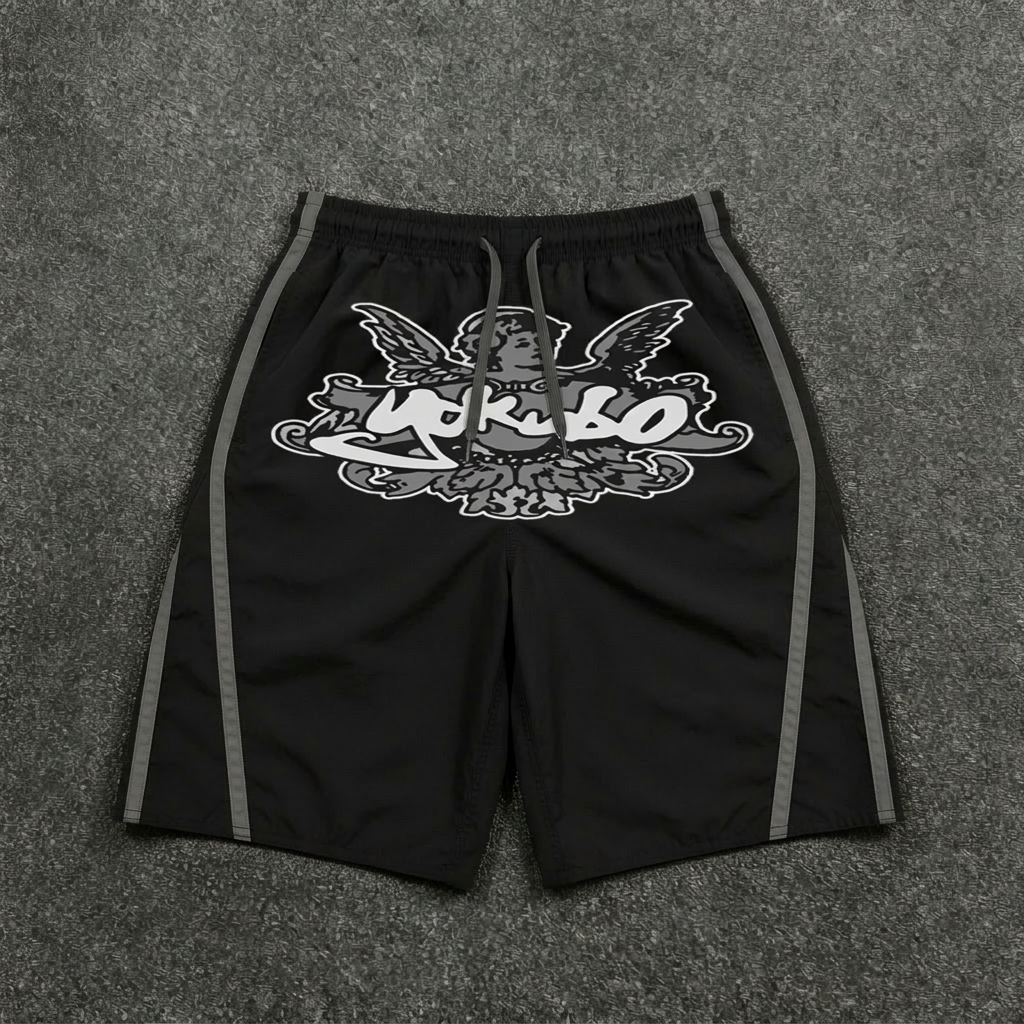 ⋆Nylon Cargo Angel Shorts