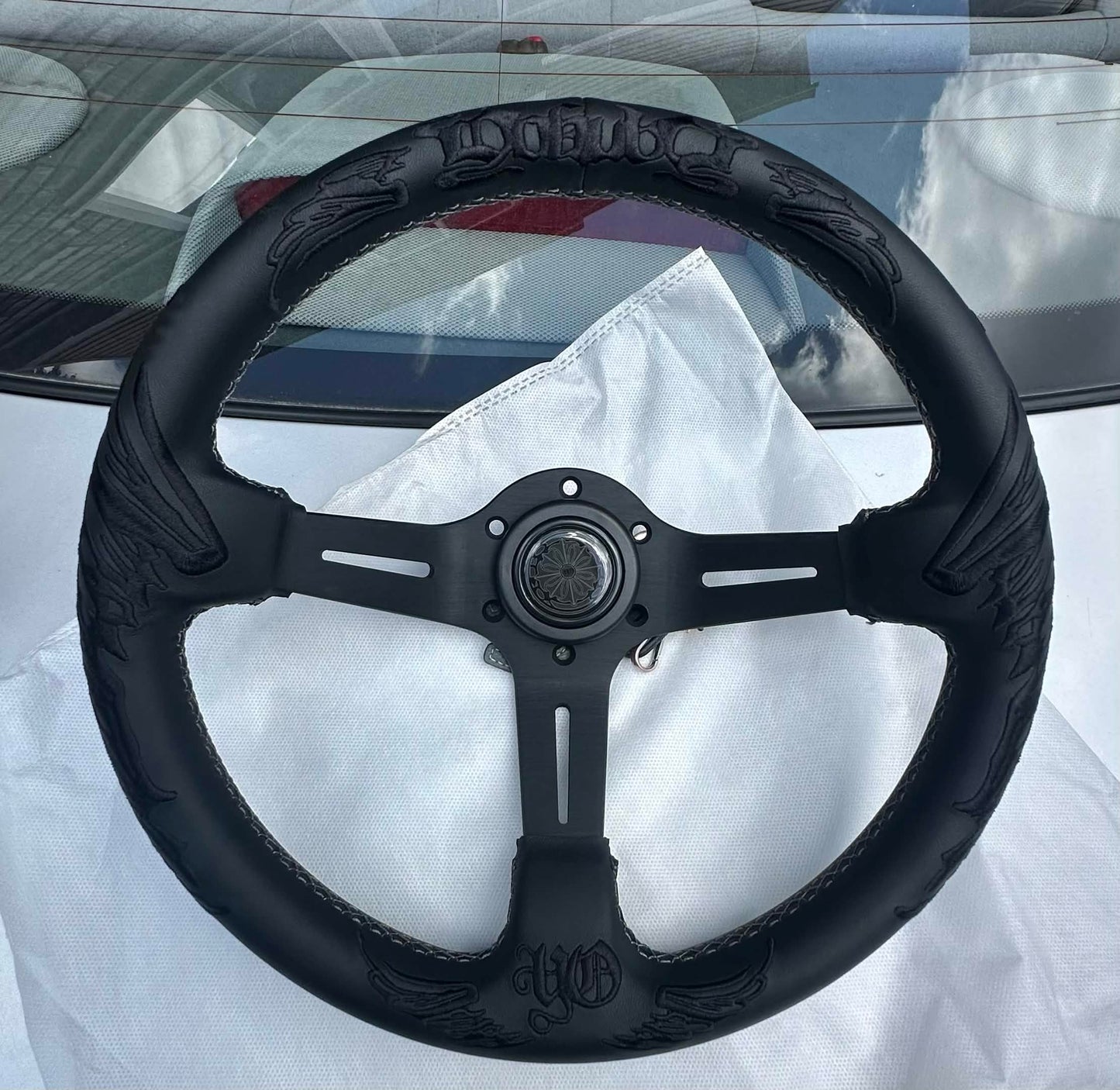 Yokubo 330MM Leather Steering Wheel